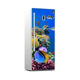 Tilki Dünyası Buzdolabı Kapağı Kaplama Sticker 0054