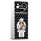 Tilki Dünyası Buzdolabı Kapağı Kaplama Sticker 0295