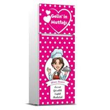 Tilki Dünyası Buzdolabı Kapağı Kaplama Sticker 0298