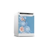Tilki Dünyası Dekoratif Bulaşık Makinesi Kapak Sticker 0218