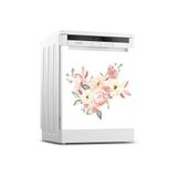 Tilki Dünyası Dekoratif Bulaşık Makinesi Kapak Sticker 0246
