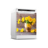 Tilki Dünyası Dekoratif Bulaşık Makinesi Kapak Sticker 0253