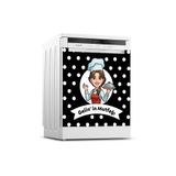 Tilki Dünyası Dekoratif Bulaşık Makinesi Kapak Sticker 0254