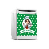 Tilki Dünyası Dekoratif Bulaşık Makinesi Kapak Sticker 0258