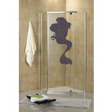 Tilki Dünyası Deniz Kızı Duşakabin ve Banyo Sticker DSKBN00016