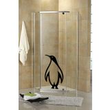 Tilki Dünyası DSKBN00008 Penguen Duşakabin ve Banyo Sticker