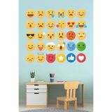 Tilki Dünyası Emoji Deko Çocuk Odası Duvar Sticker