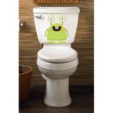 Tilki Dünyası Green Monster Klozet Kapağı ve Banyo Sticker