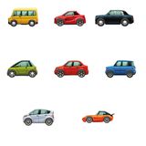 Tilki Dünyası Minik Arabalar Çocuk Odası Dekoratif Duvar Sticker Yapışkanlı Folyo