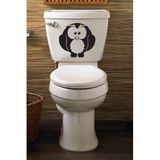 Tilki Dünyası Sevimli Baykuş Klozet Kapağı ve Banyo Sticker