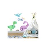 Tilki Dünyası Sevimli Dinozorlar Çocuk Odası Duvar Sticker