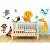 Tilki Dünyası TILKI-3058 Sevimli Hayvanlar Alemi SHA06 Duvar Sticker