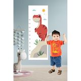 Tilki Dünyası Tombiş Dinozor Boy Cetveli Duvar Sticker
