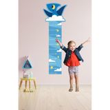 Tilki Dünyası Uçan Dino Boy Cetveli Duvar Sticker