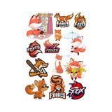 Tilki Sticker Set-1 13 Parça Telefon, Tablet, Defter, Laptop Sticker