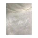 Tillem Home Beyaz Yumuşak Ve Uzun Tüylü Peluş Kürk Kumaş Beyaz 50X150 Cm 50 X 150 Tek Kişilik Tek Kişilik
