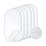 TILLYOU 6PK Daha Yumuşak Değişen Ped Astarları Su Geçirmez, 68,56 cm x 33,02 cm Yıkanabilir Yeniden Kullanılabilir Masa Örtüsü Astarları Çift Katman, %100 Pamuk Flanel Yüzey, 6 Adet