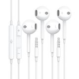 tiloqua 2 paket 3,5 mm kulakiçi kablolu kulaklık ile microphoens iPad için, HiFi Stereo ses Contriol açık çağrı kulaklık USB C ile uyumlu 3.5mm adaptör iPhone/iPad Samsung Switch PC Laptop