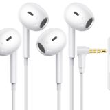 tiloqua 3.5 MM Heaephones Kablolu Kulakiçi Mikrofon, Clear Call HiFi Stereo Ses Kontrolü Kulaklık PC Laptop Radyo için
