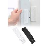 TİLORA 2'li Yapışkanlı Kızaklı Eşya Sabitleme Aparatı Priz Modem Kumanda Kablo Tutucu Duvar Organizeri