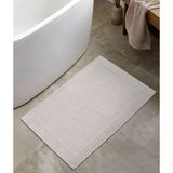 Tilos Jakarlı Ayak Havlusu Gri 60x90 2226 - 60 x 90 cm
