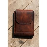 Tılsım Tekno Hitit Taba İsme Özel Hakiki Deri Erkek Cüzdan ve Kartlık El Yapımı 10 Kart Bölmeli İnce ve Şık Tasarım(10x8 Cm) - 43 Taba