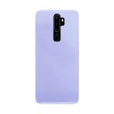 Tılsım Tekno Oppo A5 2020 Kılıf Kamera Korumalı Silikon Rubber Arka Kapak - Lila
