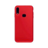 Tılsım Tekno Samsung Galaxy A10S Kılıf Kamera Korumalı Silikon Rubber Arka Kapak - Kırmızı
