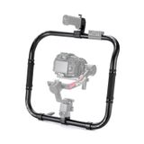 TILTA Basic Ring Grip Plus DJI RS4, RS4 Pro, RS2, RS3 ve RS3 Pro Gimbal Stabilizatör için - Uzaktan kumanda ve çift kanallı kulplar TGA-PRG ile uyumlu