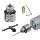 TILY Mini-elektrikli matkap aynası 0,3 – 4 mm, elde taşınabilir Hand mandren Taper monte edilen torna makinesi için motor mili