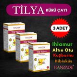 Tilya Kürü Form Çayı Kuşburnu Altın Otu Ihlamur 20 Süzen x 3 Adet
