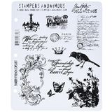 Tim Holtz 7 x 21,6 cm kendiliğinden kauçuk damga seti Shabby French