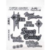 Tim Holtz – Stampers Anon Cling RBBR Damga Seti CMAS #2, Noel # 2