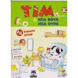 Tim İle Hem Boya Hem Oyna Kırmızı Kitap - Gaia Bordicchia Matt Wolf