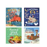 Timaş Benim Zürafam Uçabilir Ayvayı Yedik Müzesi Çantamdan Fil Çıktı Ve Uzaya Giden Tren Seti 4 Kitap