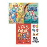 Timaş Çocuk 1. 2. Sınıf Okuma Seti 3 Kitap Uzun Kulak-Bir Koala Olmanın Sırrı-Her Şeyi Gösteren Gözlük