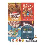Timaş Çocuk 1. 2. Sınıf Okuma Seti 4 Kitap Dünyanın En Korkak Hayvanı-Dinozorumun Saklandığı Yer-Uzun Kulak-Ben