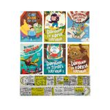 Timaş Çocuk 1. Sınıf Hikaye Kitapları 6'lı Set/Dünyanın En Komik-Tembel-Korkak Hayvanı+Dinozorumun Saklandığı Ye