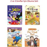 Timaş Çocuk 2 ve 3.sınıf Ya Şarjım Biterse Tekno Kahraman Mucizenin Adı Umut Pes Etmek Yok 4 Kitap Set - Hayır
