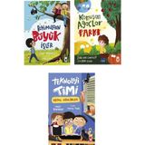 Timaş Çocuk 3-4-5.sınıf Okuma Boyumuzdan Büyük Işler Konuşan Ağaçlar Parkı Teknoloji Timi Digital Günlükler 3 Kitap Set - Hayır