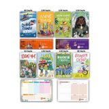 Timaş Çocuk 3. 4. Sınıf Hikaye Seti - Dokuz Canlı Kedi - Tersine Okul - Anne Terliği Limonataya Ne Oldu 8 Kitap