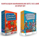 Timaş Çocuk 3 ve 4.sınıf Kurtuluşun Kahramanları 2 ve 3 Seriler 20 Kitap Set Ismail Bilgin - Hayır
