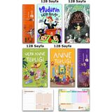 Timaş Çocuk 3. ve 4. Sınıf Uçan Anne Terliği - Anne Terliği - Müdürün Uçan Peruğu - Top Yutan Ormanı Set 4 Kitap