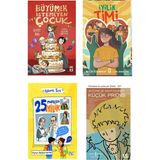 Timaş Çocuk 4-5-6.sınıf Okuma Iyilik Timi 25 Muhteşem Iyilik Büyümek Istemeyen Çocuk Küçük Prens 4 Kitap - Hayır