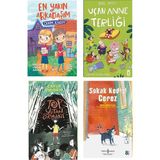 Timaş Çocuk 4-5-6.sınıf Okuma Seti Uçan Anne Terliği En Yakın Arkadaşım Canım Kendim Top Yutan Ormanı Sokak Kedisi Çerez 4 Kitap - Hayır