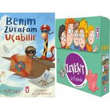 Timaş Çocuk Benim Zürafam Uçabilir (Mert Arık) ve Levent Iz Peşinde 1 Set - (5 Kitap)