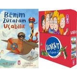 Timaş Çocuk Benim Zürafam Uçabilir (Mert Arık) ve Levent Iz Peşinde 2 Set - (5 Kitap)