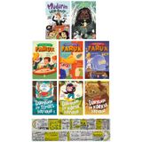 Timaş Çocuk Caner Sarıoğlu 8 Kitap Set / Müdürün Uçan Peruğu - Top Yutan Ormanı - Faruk Serisi - Dünyanın En Tembel - En Komik - En Korkak Hayvanı + Özel Cetvel