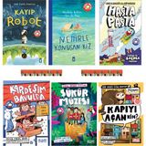 Timaş Çocuk Çizgi Roman- Kayıp Robot, Kardeşim Bavulda, Kapıyı Açan Kim(6kitap) 4.5.sınıf