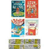 Timaş Çocuk Dinozorumun Saklandığı Yer - Uzun Kulak - Yeryüzünün İlk Adası - Kitap Kurdu Olmak İstemeyen Maya 4 Kitap Set - Matematik Öğreten Ayraç